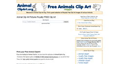 Desktop Screenshot of animalclipart.org